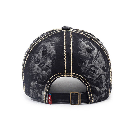 Retro Washed Baseball Cap For Men And Women Couple