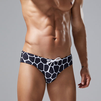 New Professional Men's Swimming Trunks Seaside Beach Triangle Fashion