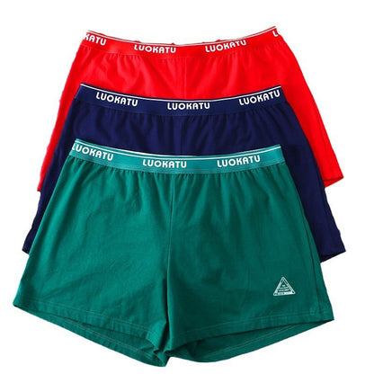 Cotton Home Wear Pajama Pants Plus Size Loose Breathable Men's Boxers