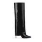 Stiletto Heel Pantyhose Boots Pointed Plus Size High Leg Boot