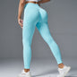 Peach Hip Tight Mid Waist Yoga Pants Hip Lifting Running Fitness