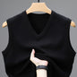 Wool Men's V-neck Middle-aged And Young Vest
