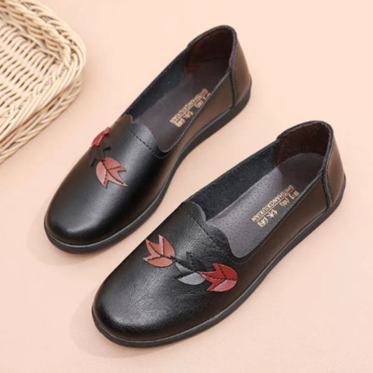 MomSingle Shoes Anti-Slip Old Shoes Soft Sole Middle-Aged Women's Shoes