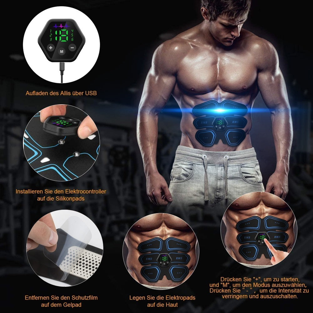 Digital Display Abdominal Muscle Patch EMS Muscle Massage