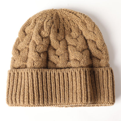 Men's And Women's Warm Thickened Men's Woolen Cap Outdoor Riding Cold-proof Ear Protection