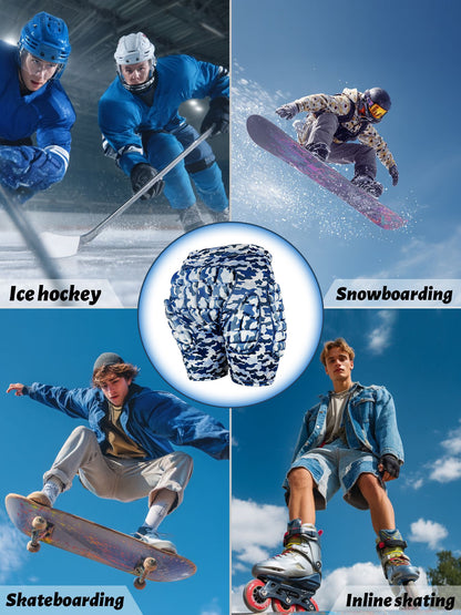 Outdoor Ski Anti-fall Rubber Hip Pad Pants