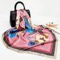 Spring And Autumn New 90cm Silk Scarf Silk Square