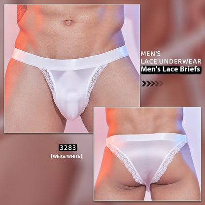 Men's Triangle Sexy Underwear Silky Breathable