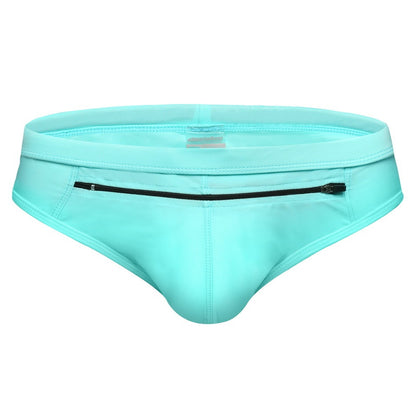 Back Pocket Men's Front Pocket Zipper Design Quick-drying