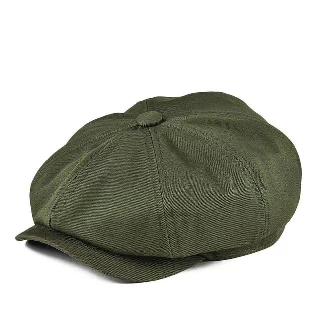 Octagonal Cap Men's Beret Cotton