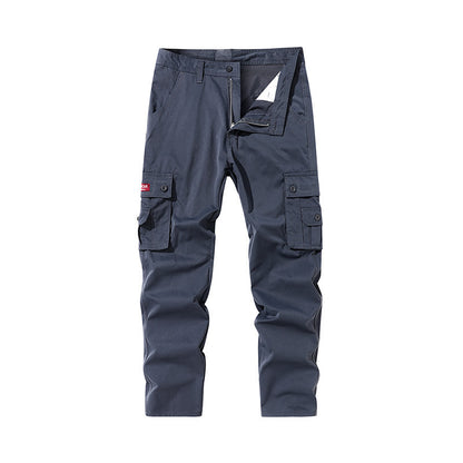 Outer Wear Fashion Straight Multi-pocket Cargo Pants