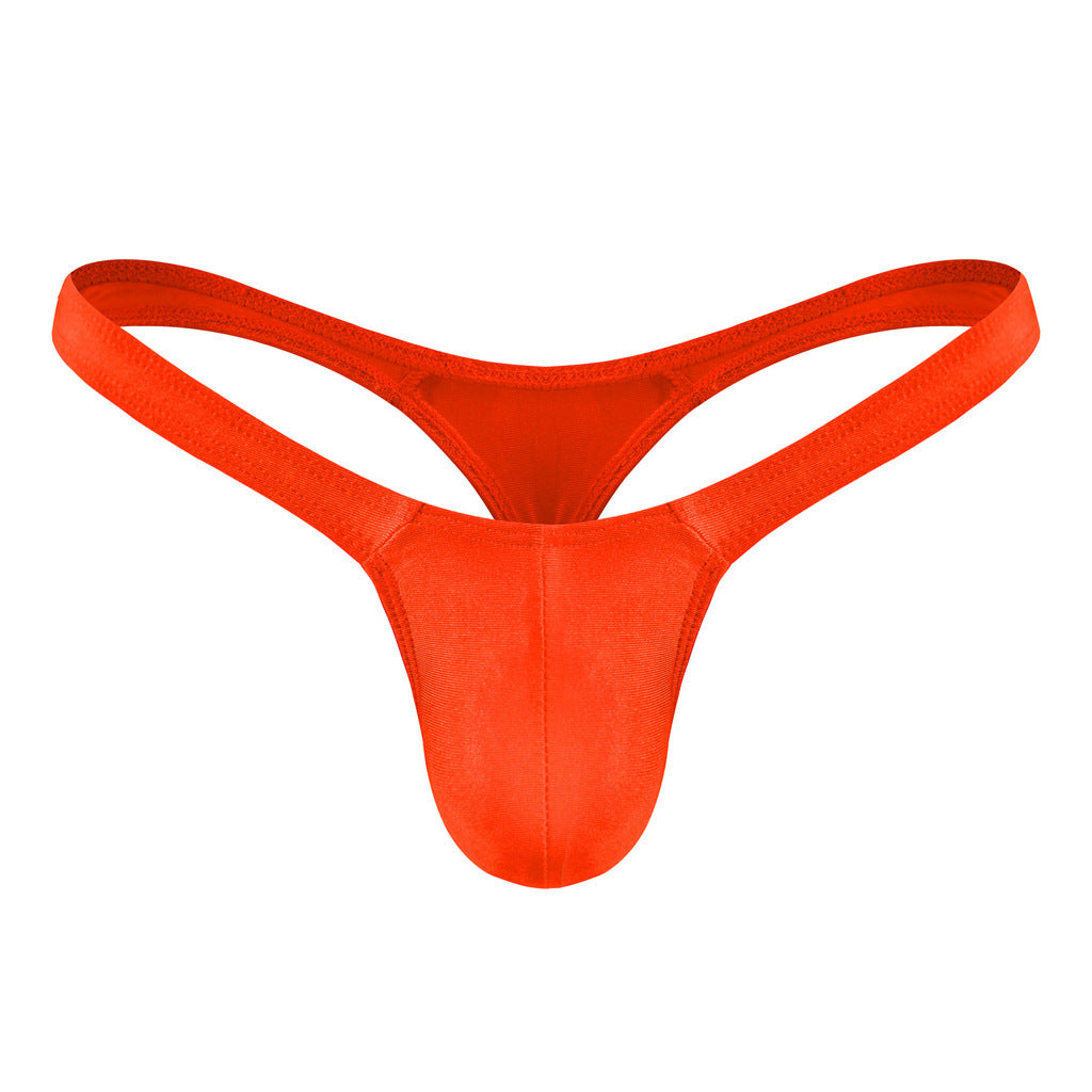 Men's Sexy Lingerie Underwear Flying Bird Xiaoding Opaque Swimming Material T-back