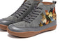 Plus Size Round Toe Low Tube Front Lace-up Flat Versatile Women's Shoes