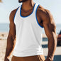 New American Style Slim Fit Casual Sports Men's Summer Vest