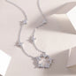 Iris - A Fashionable And Luxurious Diamond Jewelry Pendant Set With Moissanite S925 Sterling Silver And Platinum Plating