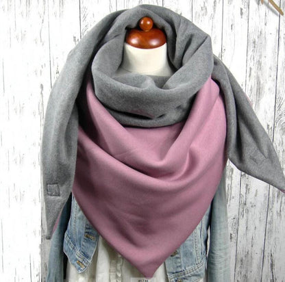 Women's Fashion Casual Thickening Warm Shawl Scarf