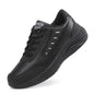 Leather Women's Shoes Casual Sneaker Round Toe Flat Heel Women's Running Shoes