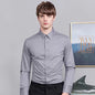 Korean Style Slim-fitting Iron-free Business Clothing White Shirt