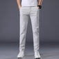 Men's Solid Color Casual Pants Korean Style Straight Trousers
