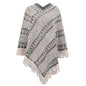 European And American Style Shawl Cloak Sweater Striped Room