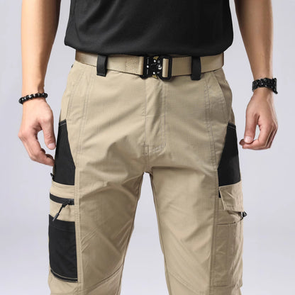 Men's Outdoor Loose Casual Pants Overalls Windproof Waterproof