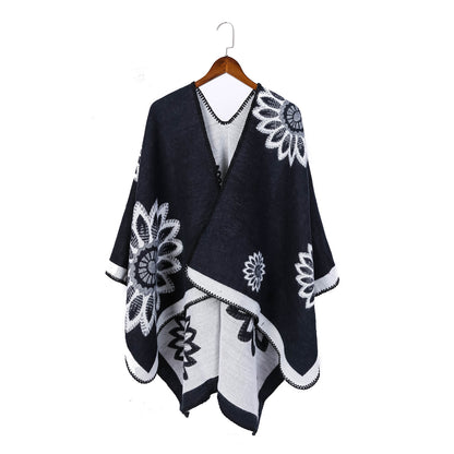 Imitation Cashmere Warm Shawl Fashion All-match