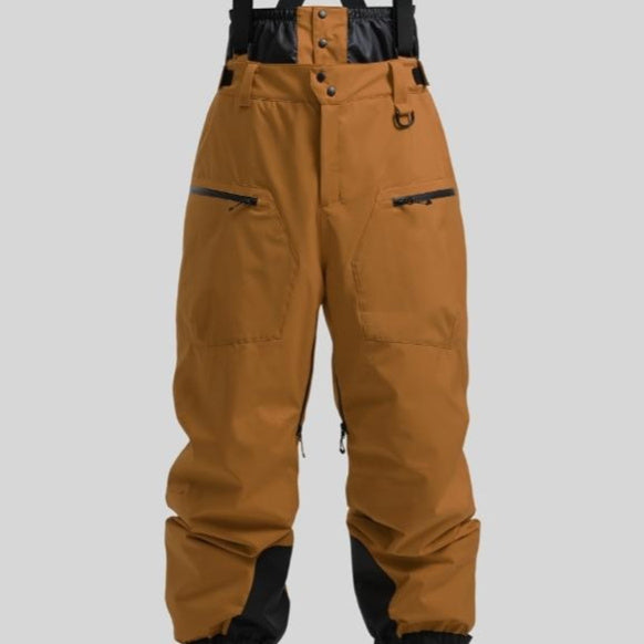 New Strap Thickened Waterproof Ski Pants Men