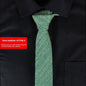 Solid Color Korean Style Narrow Cotton Men's 6cm Formal Wear Business Casual Wedding Tie