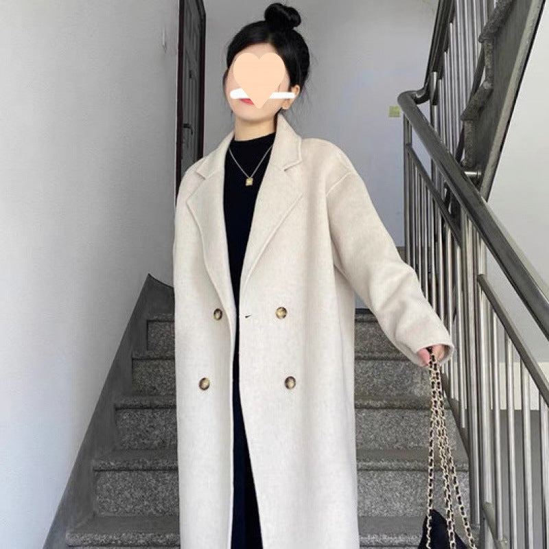 Woolen Women's Fashionable All-match Coat