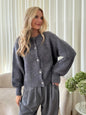 Macaron Color Sweater Cardigan For Women