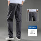 Men's Overalls Cotton Loose Casual Pants Straight Trousers
