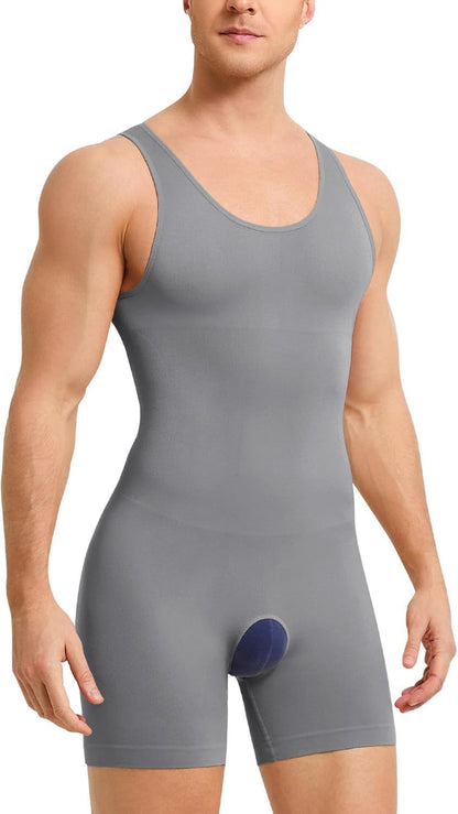 Men's Body-shaping Corsets Crotch Hollow-out Cinched Belly Contracting Inner Wear Base Body-shaping Corsets