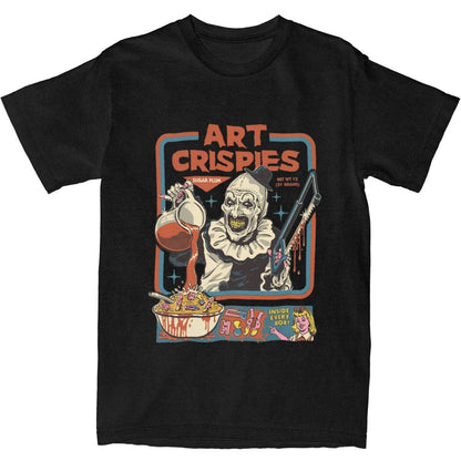 Art Crispies Scary Clown Shirt Solid Color