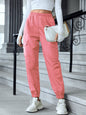 Multi-Color Casual Working Pants Multi-pocket Skinny Pants
