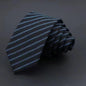 Thickened Sanded Fabric Hand Hit Men's Business Fashion Striped Solid Color Tie Cotton Formal Wear