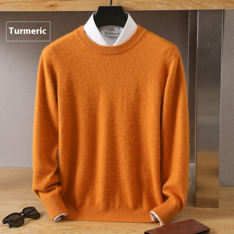 Thermal Head Cover Knit A Sweater Autumn And Winter Round Neck