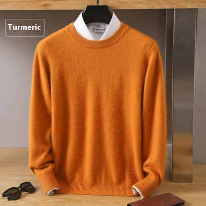 Thermal Head Cover Knit A Sweater Autumn And Winter Round Neck