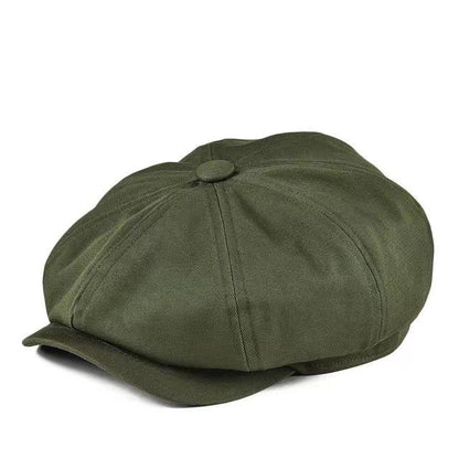 Octagonal Cap Men's Beret Cotton