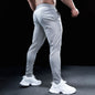 Men's Solid Color Casual Ice Silk Sports Quick-drying Trousers