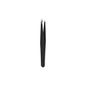 Stainless Steel Eyebrow Tweezers Black Flat Hairs Puller Beauty Makeup Tool