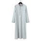 Muslim Men's Clothing Loose Lapel Fashion Robe