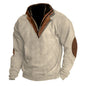 Warm And Loose Outdoor Breathable Stand Collar Men's Sweater