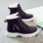 Plus Size Fleece-lined Warm Snow Boots Women