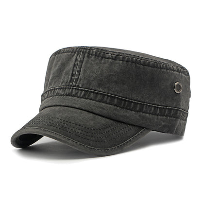 All-match Flat Top Military Cap Men And Women