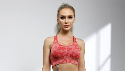 Sports Bra Hip-lifting Fitness Shorts Cross-border Sports Suit Seamless Yoga Suit Women