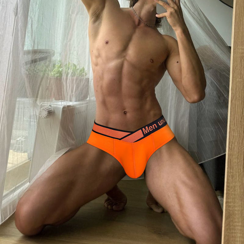 Men's Briefs Sports Low Waist U Convex Hip Lifting Underwear