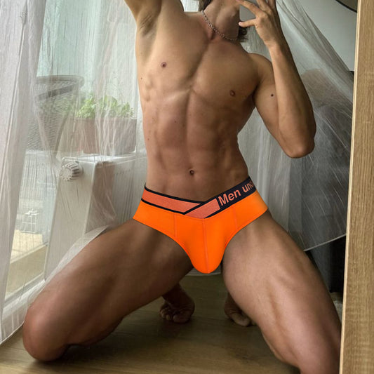 Men's Briefs Sports Low Waist U Convex Hip Lifting Underwear