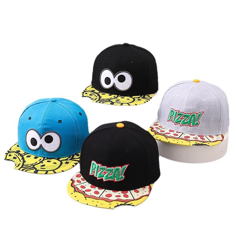 Flat Brim Missing Corner Snack Baseball Cap Personality Male And Female Adult Sun-proof Sports Hat