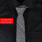 Solid Color Korean Style Narrow Cotton Men's 6cm Formal Wear Business Casual Wedding Tie