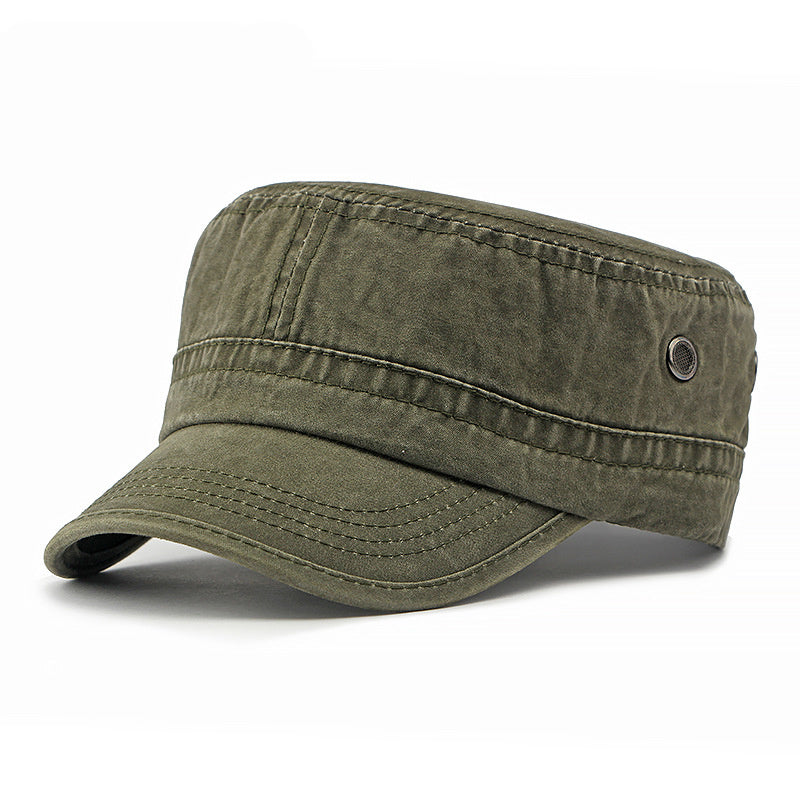 All-match Flat Top Military Cap Men And Women